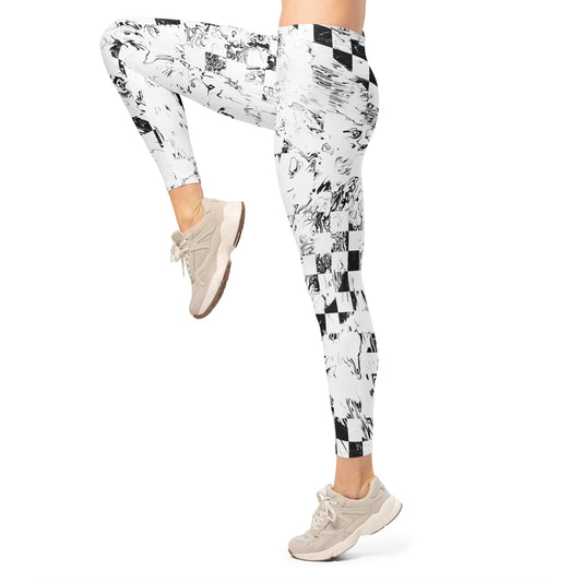 Finish Line | Mid Waist Damen Leggings
