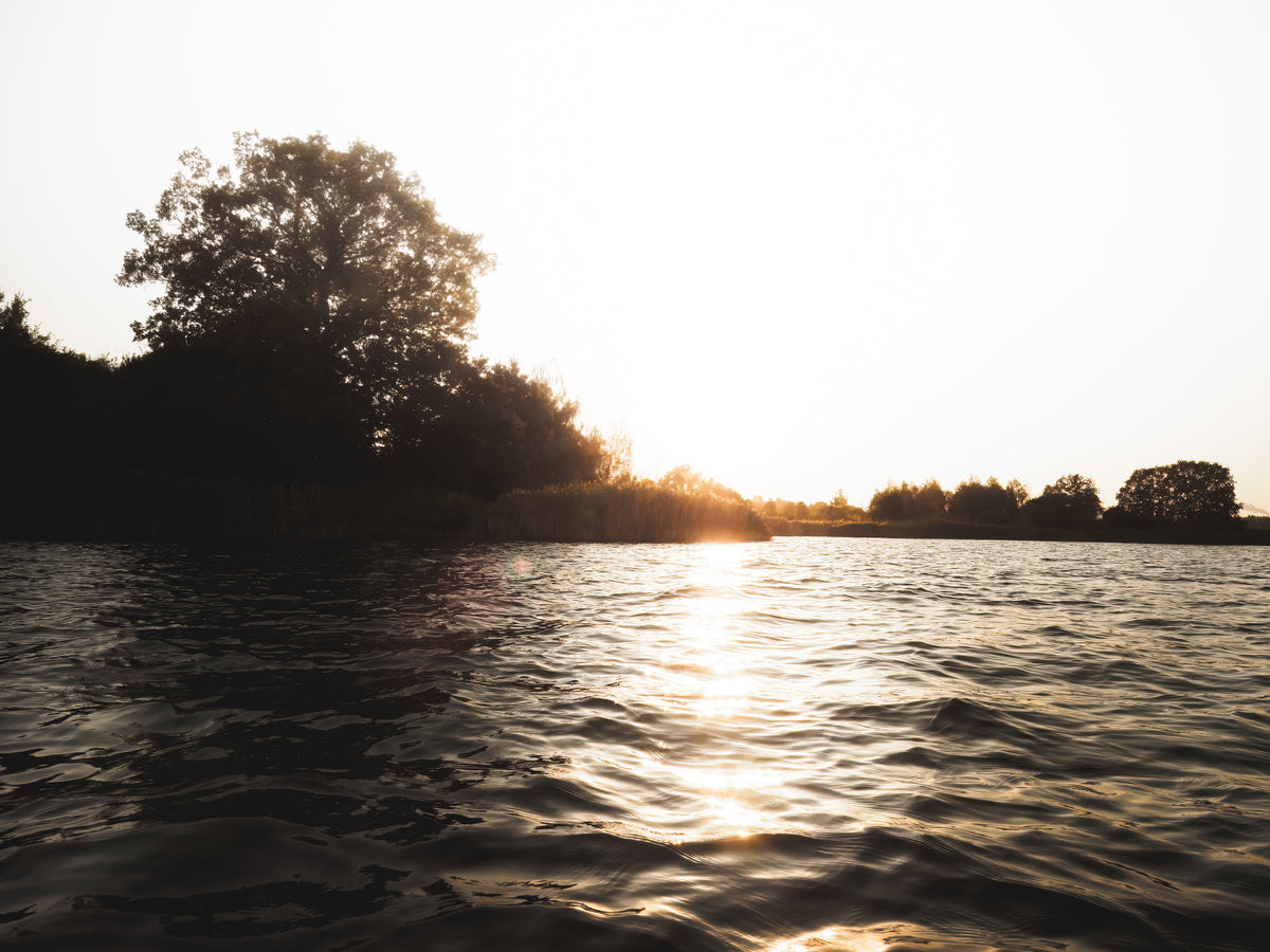 Sonnenuntergang auf dem Wallendorfer See