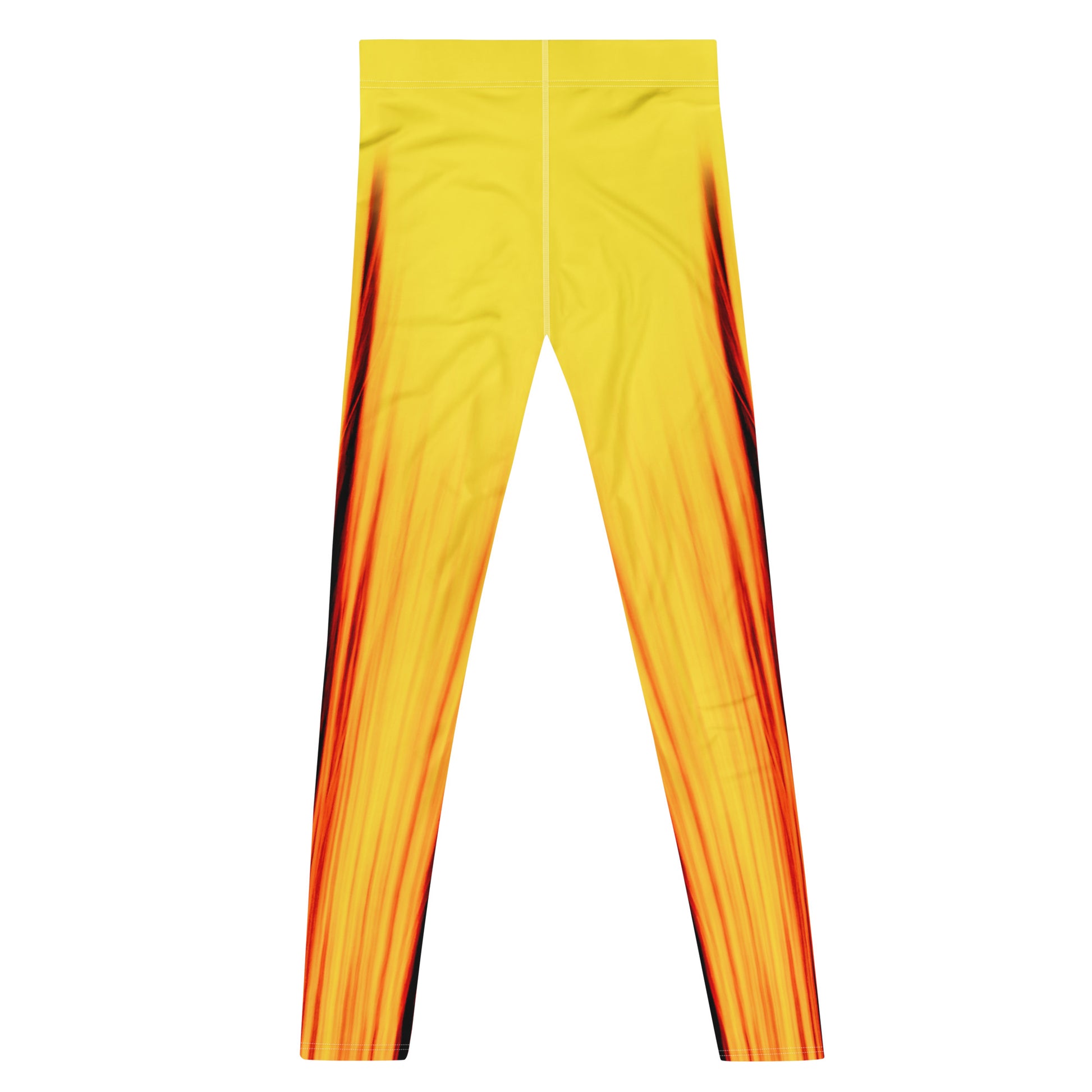 Herren Leggings Moving Forest One Yellow Red. 