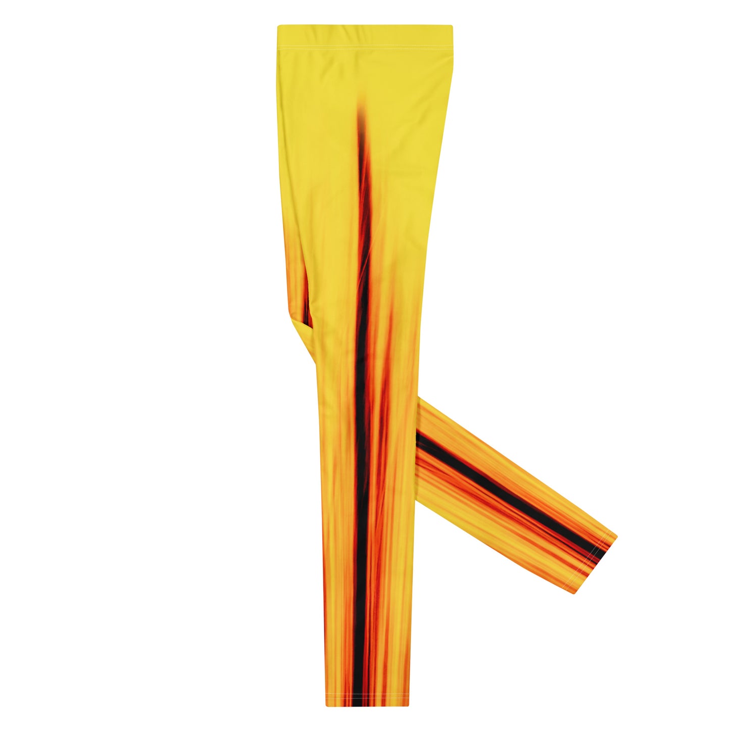 Herren Leggings Moving Forest One Yellow Red.