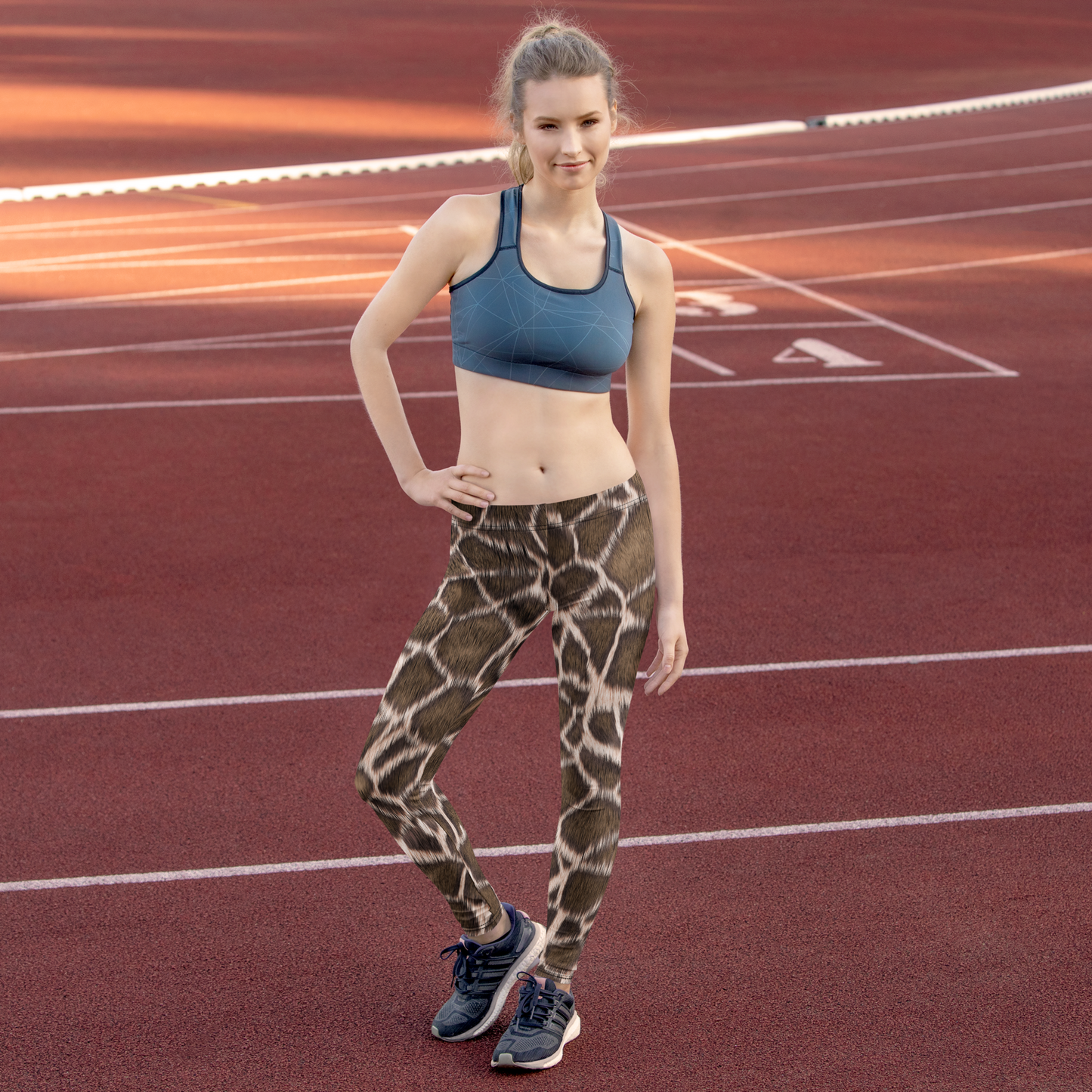 Giraffe | Mid Waist Damen Leggings