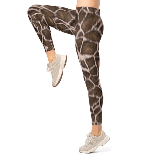 Giraffe | Mid Waist Damen Leggings