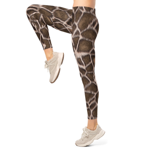 Giraffe | Mid Waist Damen Leggings