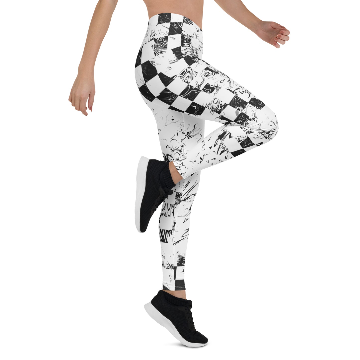 Finish Line | Mid Waist Damen Leggings
