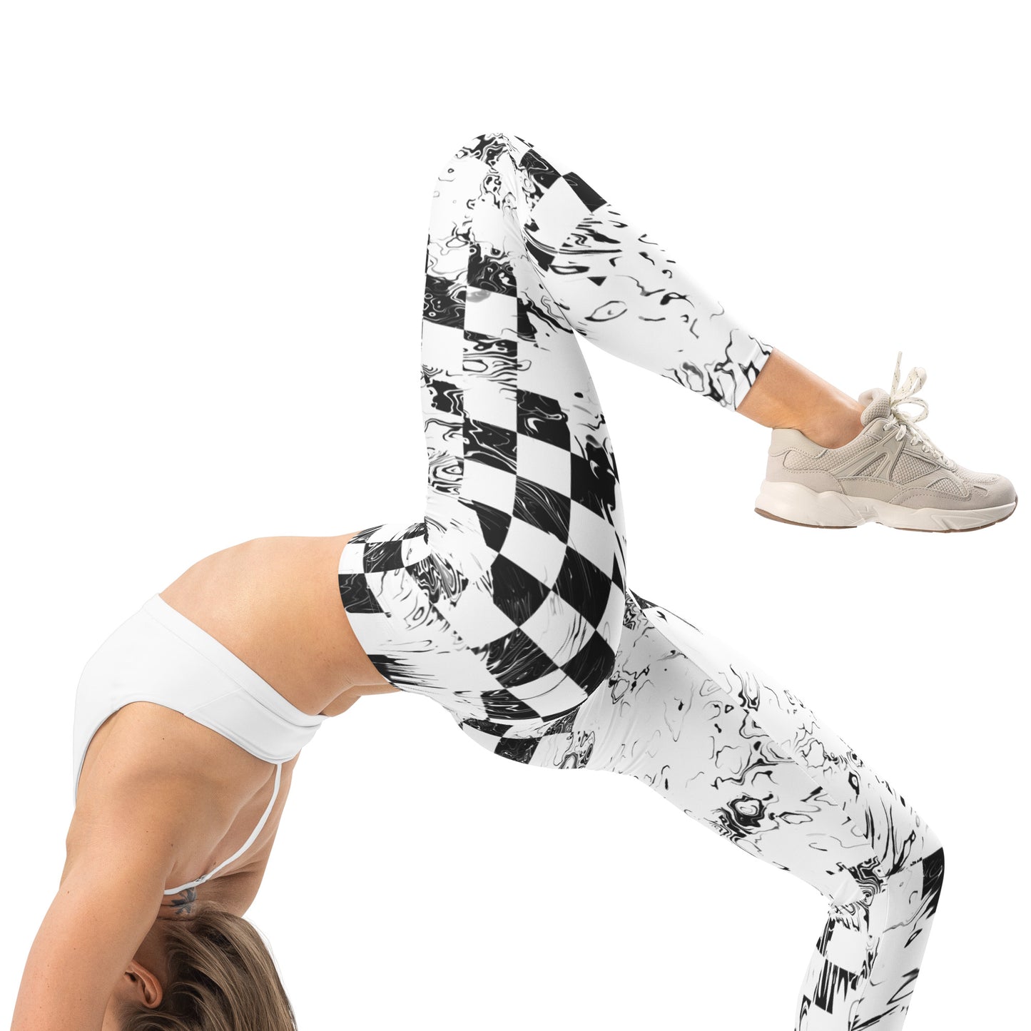 Finish Line | Mid Waist Damen Leggings