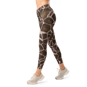 Giraffe | Mid Waist Damen Leggings