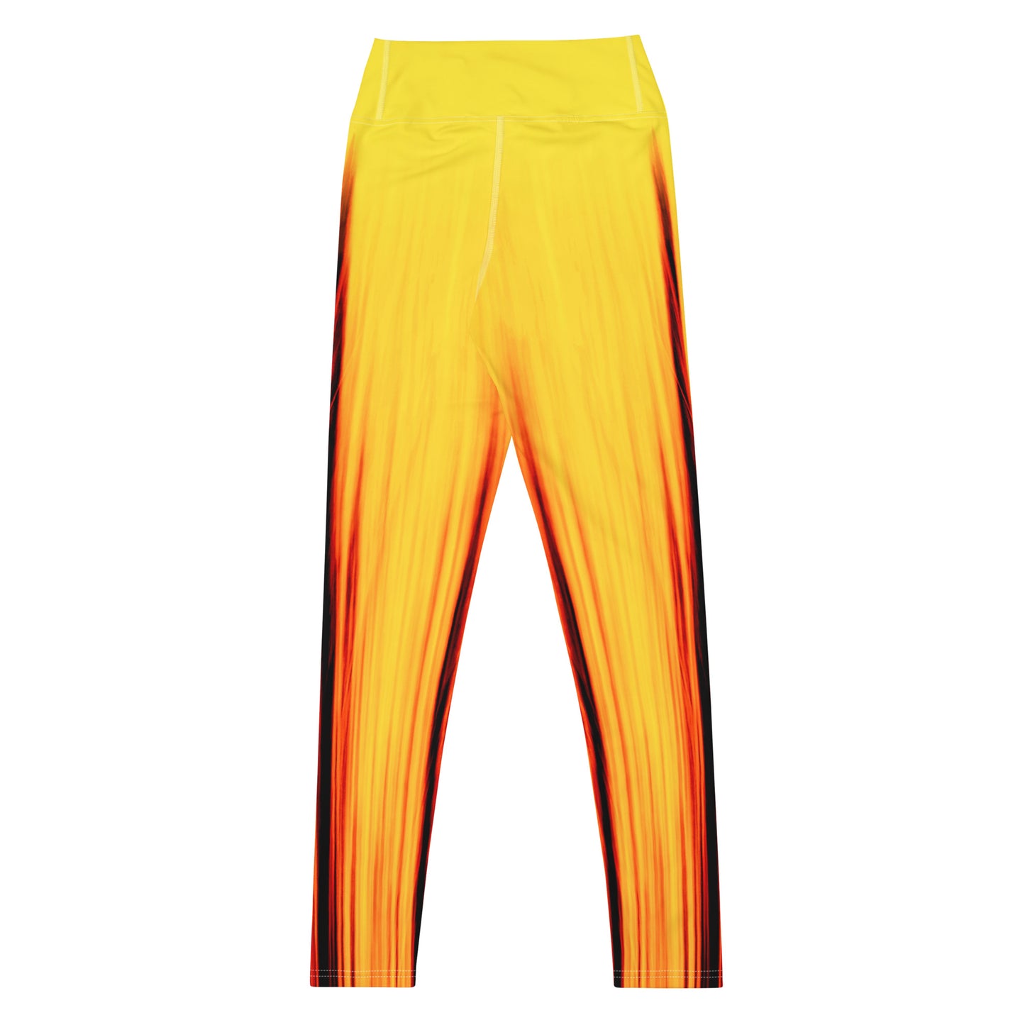 Moving Forest One Yellow Red High Waist Damen Leggings von Bachblatt.