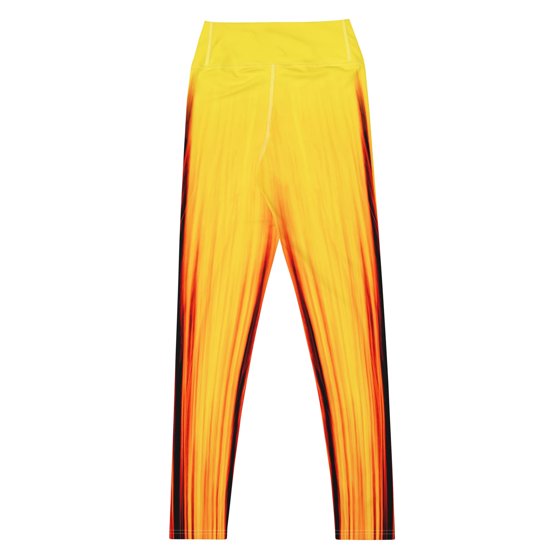 Moving Forest One Yellow Red High Waist Damen Leggings von Bachblatt.